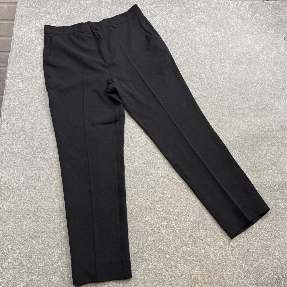 Ganni Crepe Straight Leg Trousers Crop NWT EU40 US10 Quiet Luxury Sustainable - Picture 2 of 16